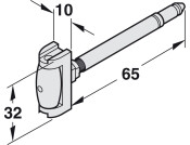 Sashlock RebateSet 13mm 3 Lvr Mortice NP