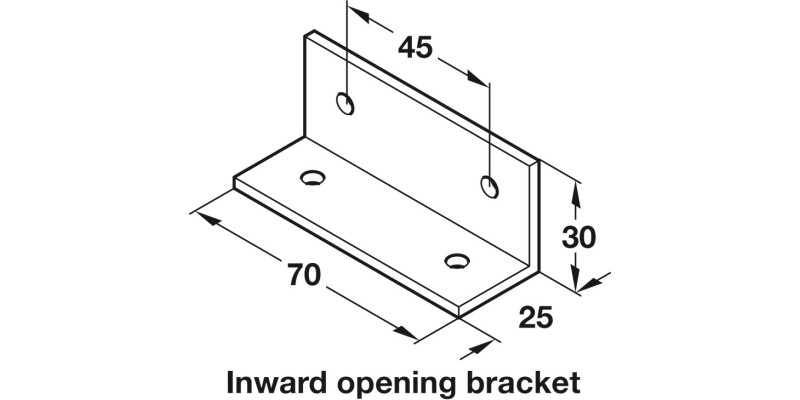 Friction Stay OH 525-845mm Steel Slv/Gry