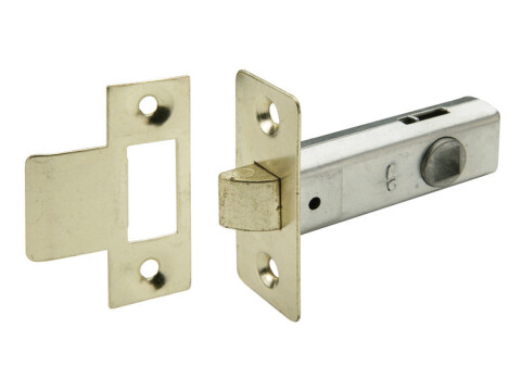 Mortice Latch, Tubular, Economy, Latchbolt Operated by Lever Handles, Steel
