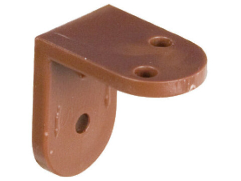 Angled Bracket, Screw Fixing, Plastic