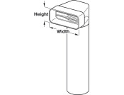 Compairflow 125 Deflector w Tube 500mm
