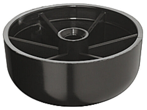 Furniture Glide, &Oslash; 45-50 mm, Black Plastic, Orlita