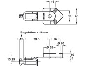 Atlas Cabinet Back Support Universal