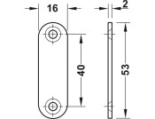 Magnetic Catch 4kg Screw ZA NP