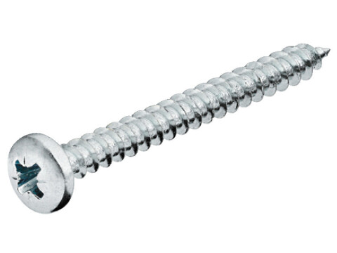 Hospa Screw, Chipboard, Pan Head, PZ, Fully Threaded, Galvanized