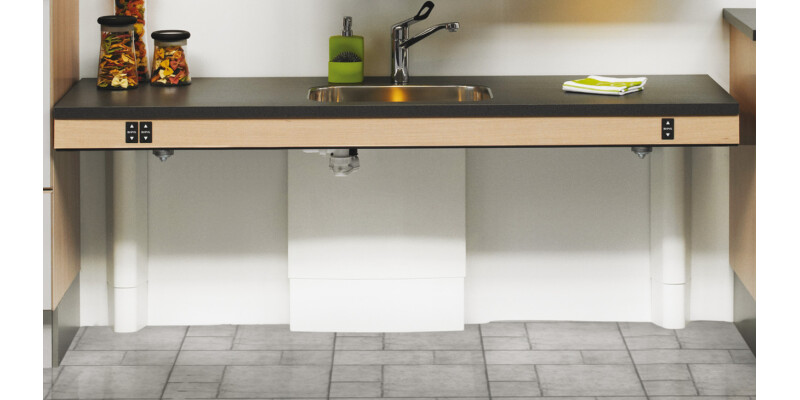 Ropox Flexible Plumbing Kit Grey