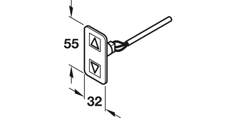 Ropox Spare Control Switch w 1.6m Cable