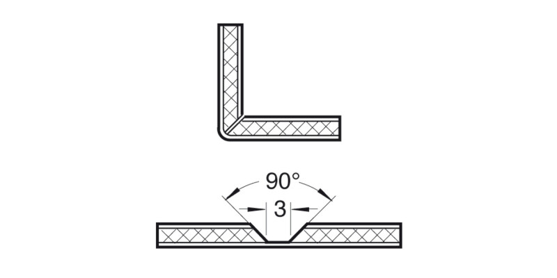 Trend 45D V Groove Cutter