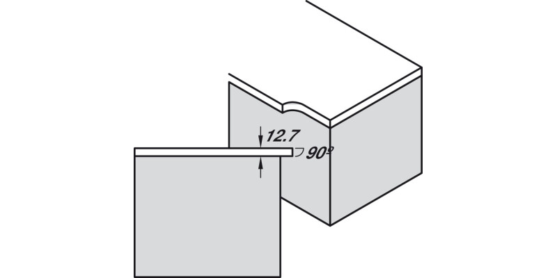 Trend 90D Flush Trimmer Shaft D12.7mm