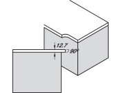 Trend 90D Flush Trimmer Shaft D12.7mm