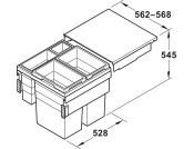 Hailo EuroCargo 60 Bin w 2x38+12+2.5L Dk