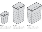 One2Seven 45 Bin Set Legrabox 1x8+1x32L