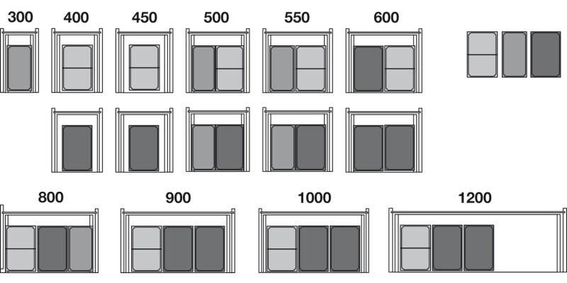 VS Envi Free Bin Inner Bin 256mm 12L