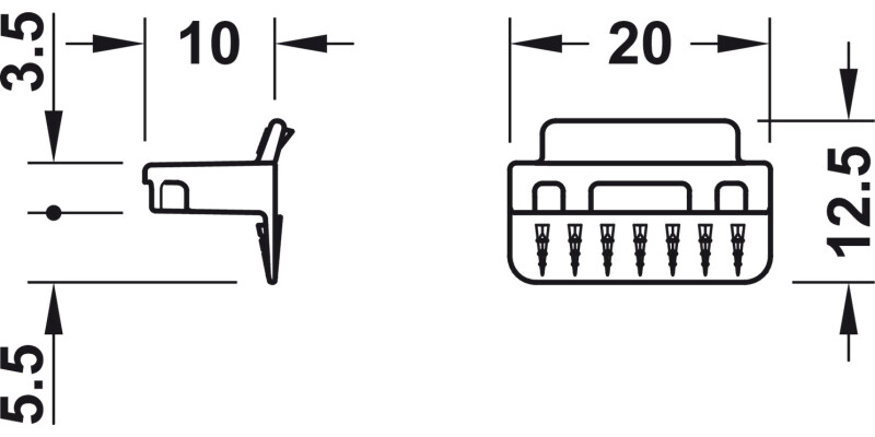 Ixconnect Rear Panel Connector G 13/20
