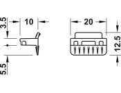 Ixconnect Rear Panel Connector G 13/20