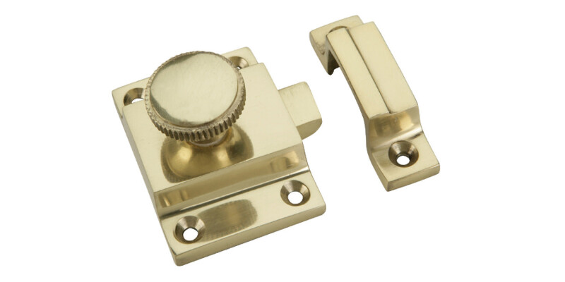 Window/Door Catch for Shutters Brass PB