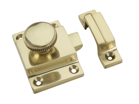 Window/Door Catch, for Window Shutters, Brass