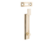 Furniture Bolt Cranked 70mm Brass Grnd