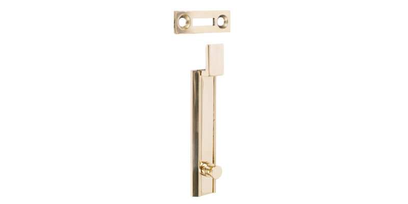 Furniture Bolt, with Cranked Slide, Concealed Screw Fixing