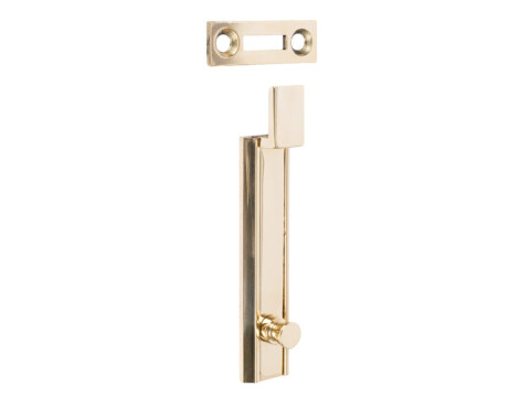 Furniture Bolt, with Cranked Slide, Concealed Screw Fixing