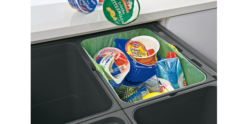 NovaPro/MX Bin Set 600mm 2x8+2x32L DGrey