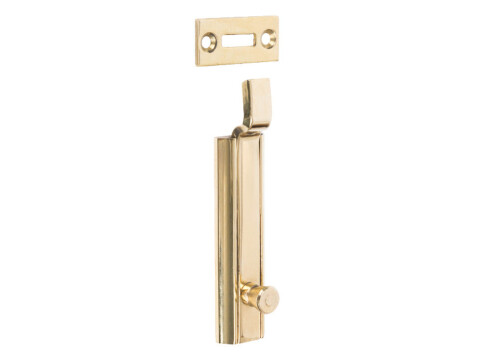 Furniture Bolt, with Cranked Slide, Concealed Screw Fixing