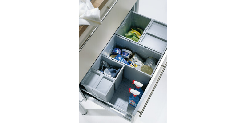 One2Four FS Waste Bin 500mm 21+2x6L