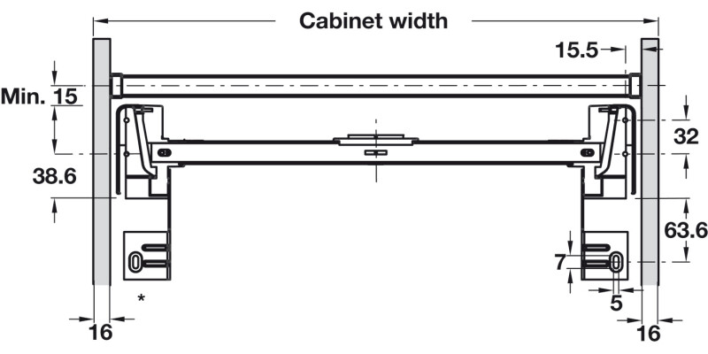 One2Five 60 18/19 Frm Blum/DWD w CB F-B