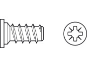Varianta Scr Ful Cyl PZ2 D5.0x16.0mm Glv