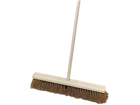 Industrial Broom w Coco Bristles 600mm