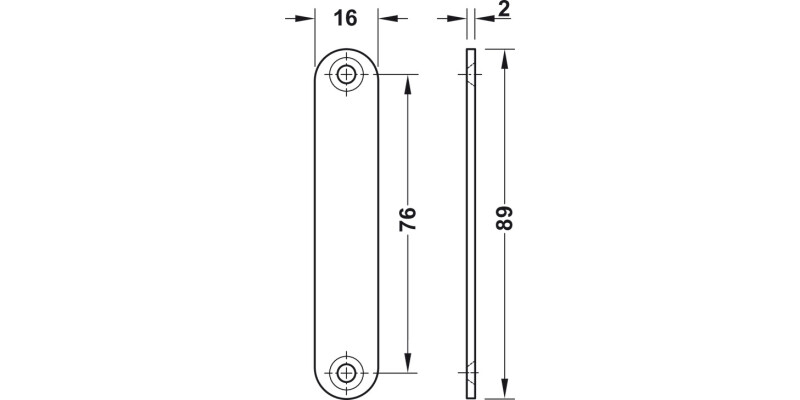 Magnetic Catch 8kg Screw SM ZA NP