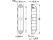 Magnetic Catch 8kg Screw SM ZA NP