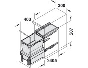 Hailo CargoSynchro PO Bin 300 1x30L