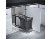 Hailo Solo PO Bin 300mm 20L Slate