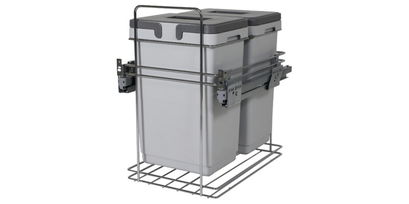 Kombi PO Bin 400mm 2x20L