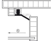 Drawer Lever Type Stop Plastic