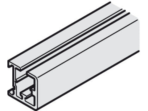 Bottom Guide Track, for Sliding Cabinet and Wardrobe Doors, Hawa Regal B 25 H Fo