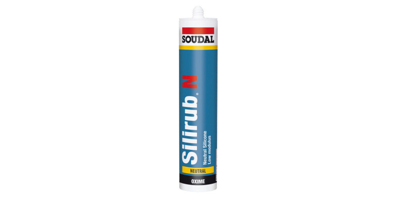 Silicone Sealant, Joint, Tube 300 ml, Soudal Silirub N
