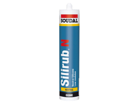 Silicone Sealant, Joint, Tube 300 ml, Soudal Silirub N