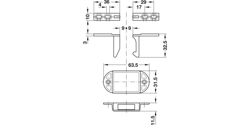 Automatic Door Catch ZA NP