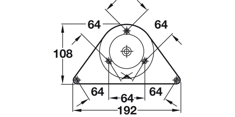 Leg w Adj D60x438mm Tub St PCP