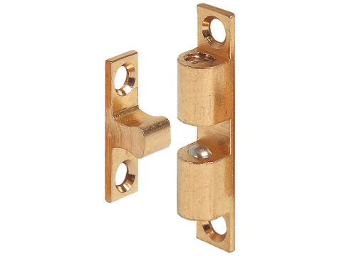 Twin Ball Catch 49mm Brass