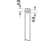 Profile Rods 2000mm High Doors St Galv