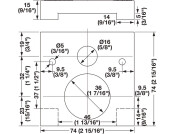 Red Jig Drill Guide-Maxifix 55/35mm
