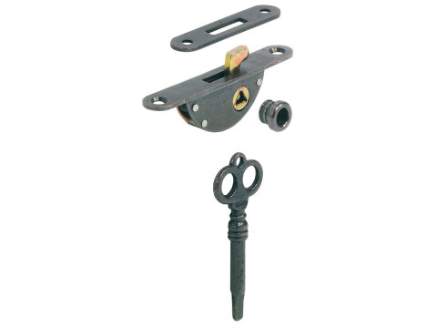 Hook Bolt Mortice Lock BS 9mm UH St Brz