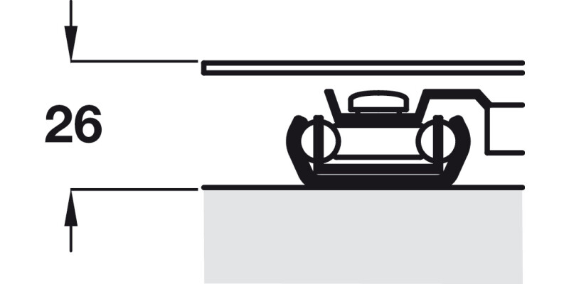 Extending TV Turntable Sgl Ext 70kg