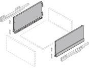 NovaPro Scala Drawer Sides 250/500mm Stn