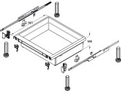 Under Oven Drawer Set for 600mm Drawer