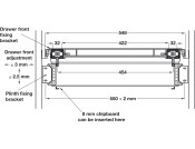 Under Oven Drawer Set for 600mm Drawer