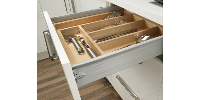 Metal Draw Sides 118/350mm St CrWht